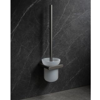 Ершик для унитаза Knotlor TB101GM, оружейная сталь